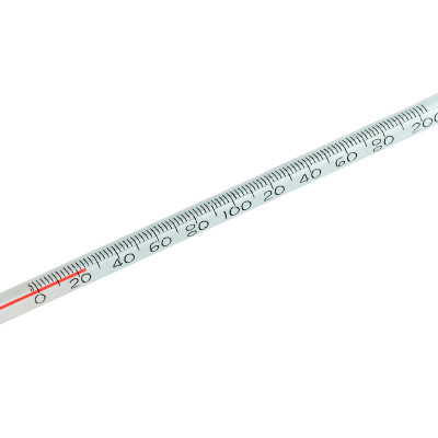 水银红水玻璃棒式温度计酒精煤油室内家用水温表测水温工业用精准