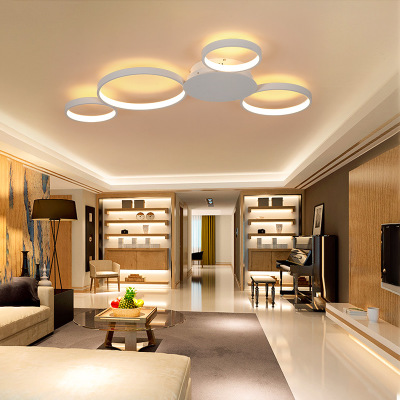 北欧led吸顶灯现代简约创意房间等卧室灯米奇个性客厅灯温馨灯具
