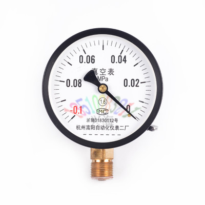 弹簧管压力表   水压力表    气压力表    真空压力表 -0.1-0.15