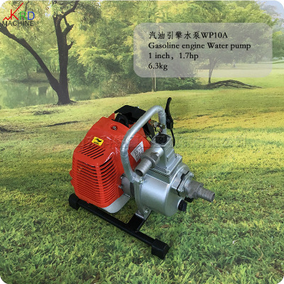 二冲程汽油机自吸水泵 园林灌溉自吸水泵设备 便携式农田灌溉机