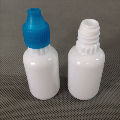 厂家直销  白色 避光 一次成型 15ml 滴瓶 眼药水瓶 滴眼瓶15毫升
