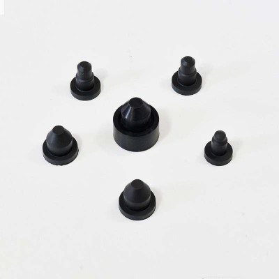 厂家开模定制 橡胶堵头 圆形 直径24 26 30 环保黑色白色硅胶塞