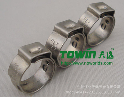 浙江宁波喉箍厂家,不锈钢卡箍接头14.2mm
