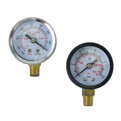 过滤器压力表/模型气泵油水分离器压力表/油水格表/水格压力表