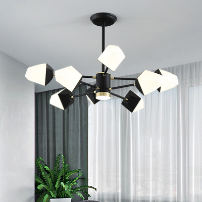 北欧风格餐厅卧室家用灯具现代简约创意个性分子冰桃装饰客厅吊灯