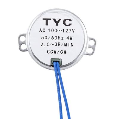 TYC同步微电机低速美规AC100-127V定向/不定向永磁2.5-3R/5-6R