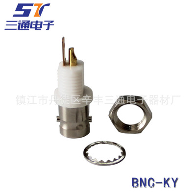 BNC-KY注胶 50欧 射频同轴连接器 BNC连接器 工厂直供
