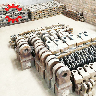 上海厂家供应原厂耐磨铸件 破碎机配件 锤头 衬板