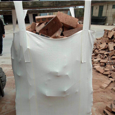 厂家直销定制9090PP黄沙淤泥预压1吨2吨吊装太空袋吨包吨袋集装袋