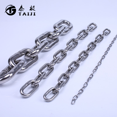 厂家直供包邮304不锈钢链条 装饰用不锈钢链条 不锈钢索具链条