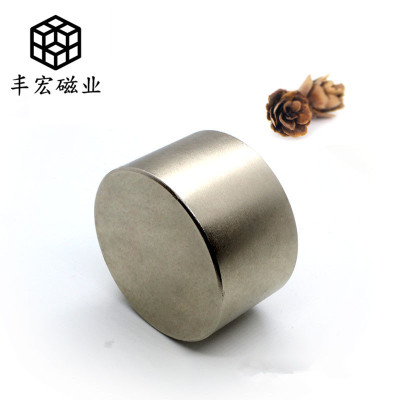 D40*30烧结钕铁硼圆形强力磁铁磁柱40×30高强度工业磁钢磁性材料