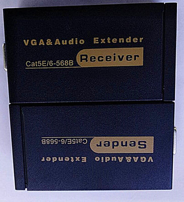 VGA 100米延长器 网线传输器 VGA转网络信号放大器 音视频传输器
