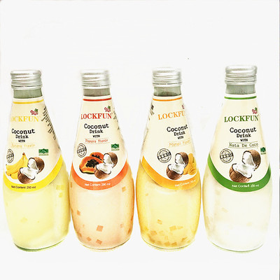泰国进口乐可芬椰子夏季饮料芒果果汁椰子汁饮品椰子水290ml*12瓶