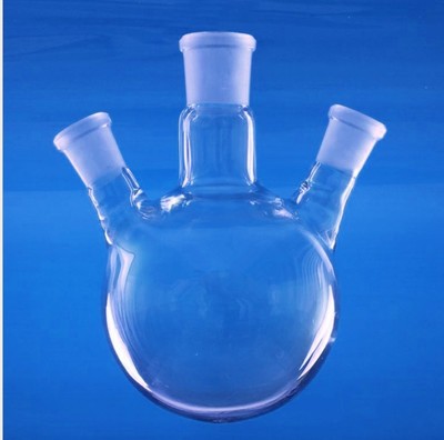 厂家直销实验室玻璃仪器玻璃三口烧瓶  规格齐全  保证质量