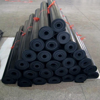 厂家直销 工业减震保温橡胶板 3mm黑色防静电绝缘橡胶板