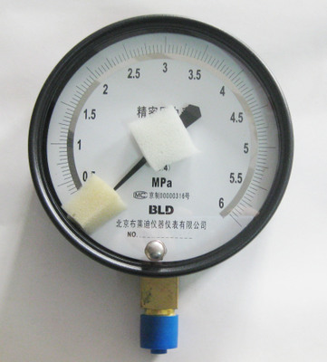 精密压力表 YB150  0.4级 6MPa 标准压力表 布莱迪