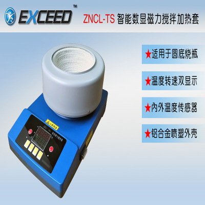 上海越众 ZNCL-TS500ml智能数显磁力搅拌电热套 电热套搅拌器
