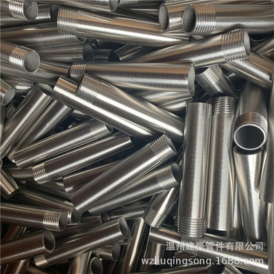 304/不锈钢管单头外丝， 不锈钢单外丝接头，焊接单丝，100长单丝