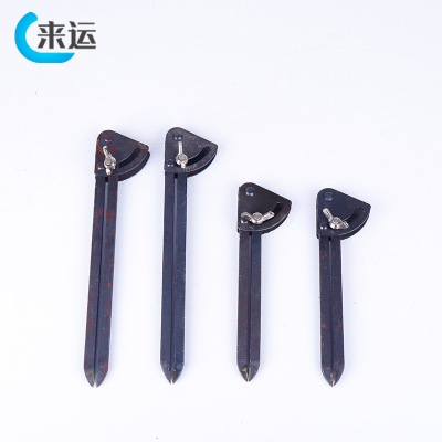 合金圆规 划线规 钳工工具 木工划线器工业用圆规铁划规150-600mm图1