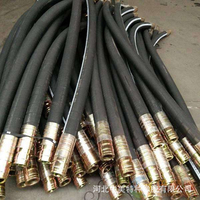 生产大口径高压钢丝编缠绕胶管 高压钢丝石油钻探胶管