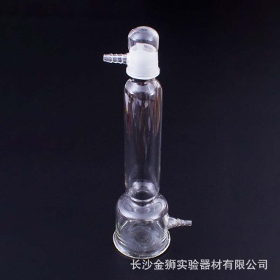 玻璃气体干燥塔250ml 500ml缓冲瓶 实验器玻璃器皿 气体干燥器图1
