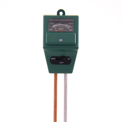三合一园艺检测仪PH计土壤湿度计光照度测试仪土壤酸碱度测试仪