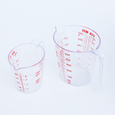 带手柄量杯家用食品级as材质透明计量杯厨房烘焙奶茶带刻度量杯