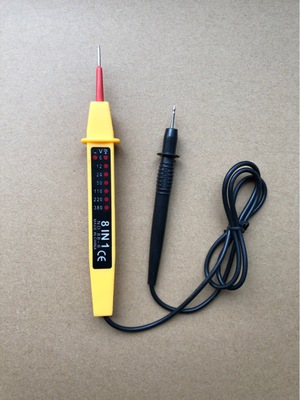 供应8合1测电笔，汽车电瓶电压测试笔、LED显示（工厂直销）