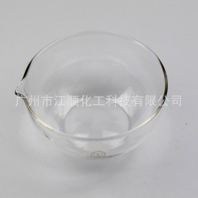 厂家货源批发 玻璃器皿 各款规格平底圆底蒸发皿 实验室耗材供应